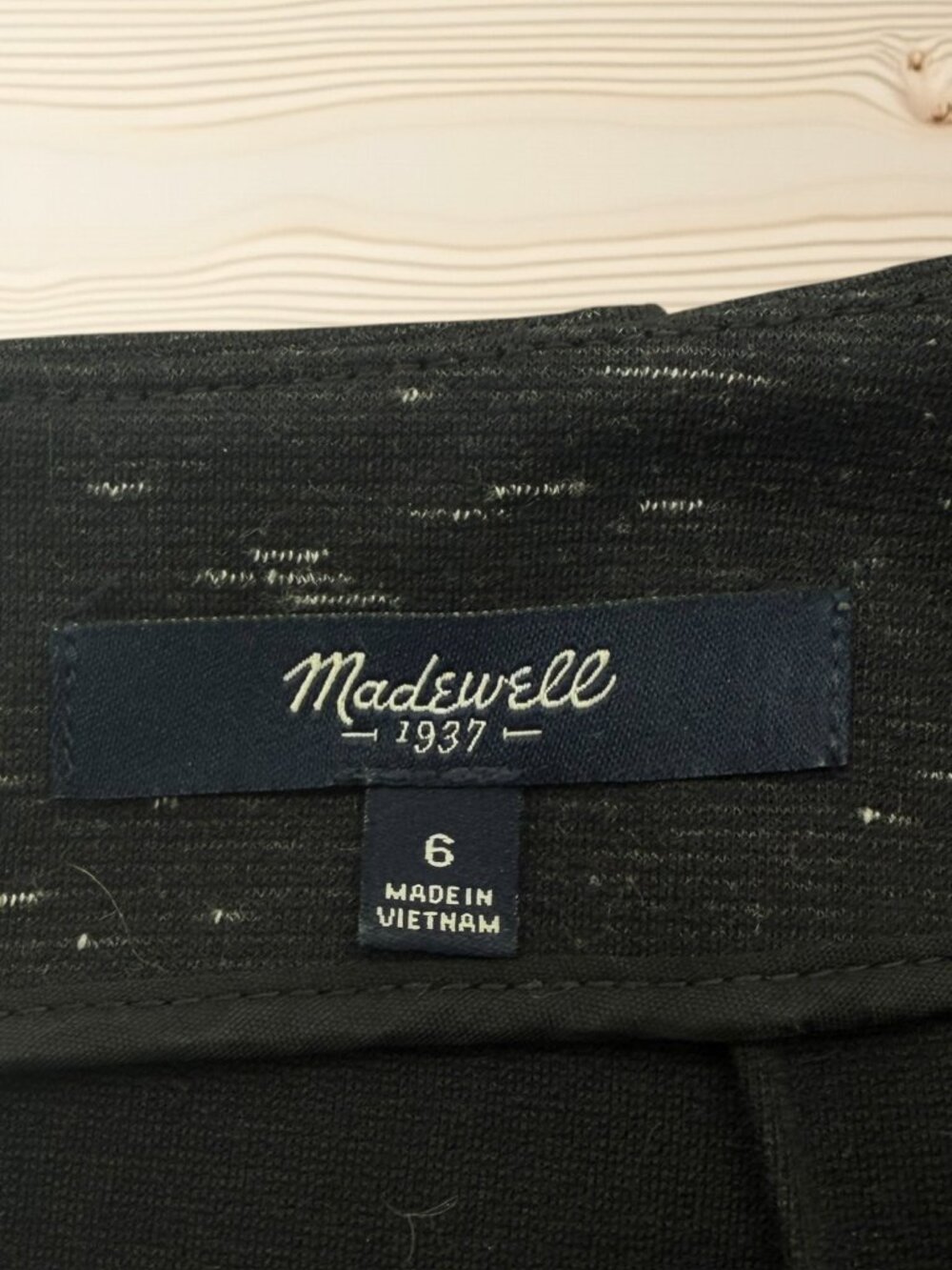 Madewell Black Structured Professional Dress - Picture 2 of 5